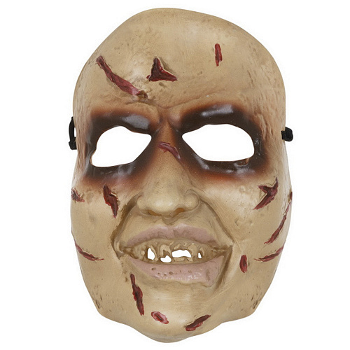 Латексная маска Зомби с ранами